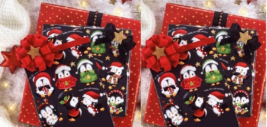 #2215 Baby Its Cold Outside Reversible Double Roll