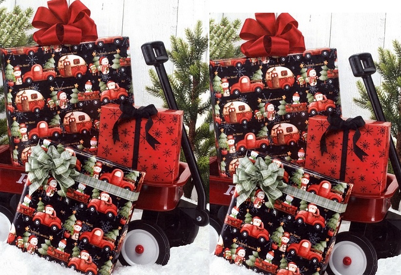 Trucks and Campers Reversible Double Roll