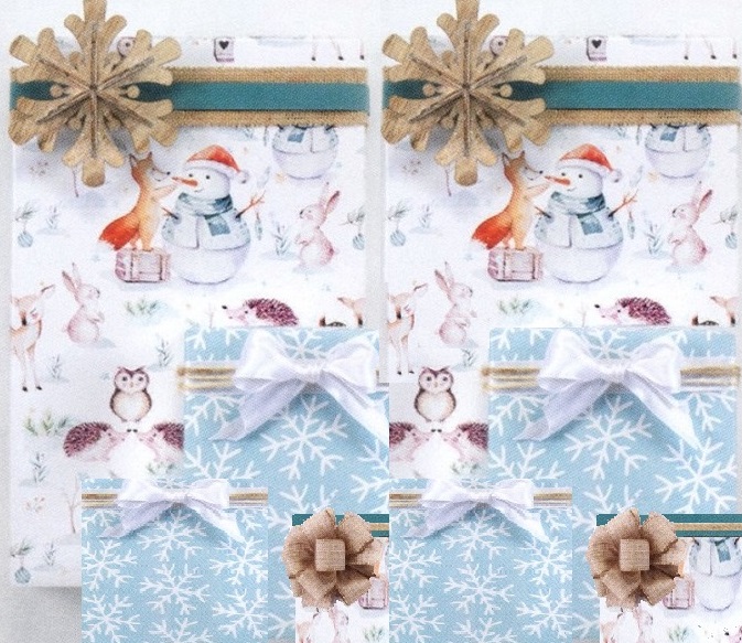 #3219 Making Winter Friends Reversible Wrap Double Roll