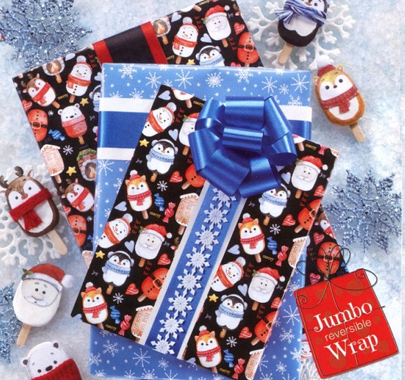 #2520 Frosty Treats Reversible Jumbo Roll